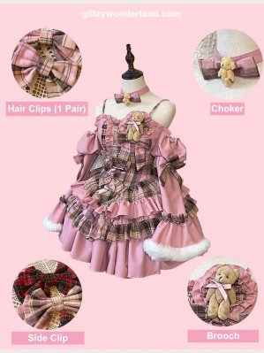Strawberry Latte Bear Sweet Lolita Matching Accessories By Diamond Honey (DH200A)